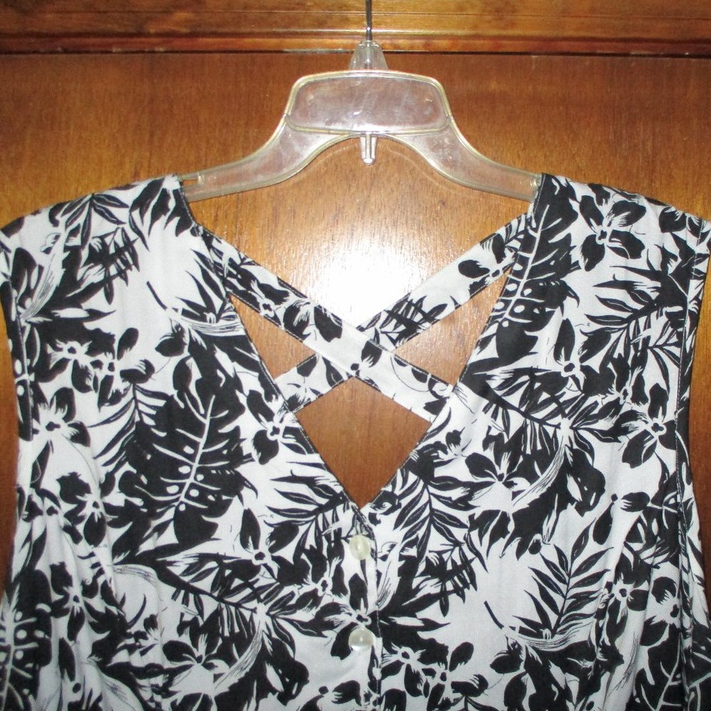 Only Necessities Button-Front Gourded Sundress 22w - image 7